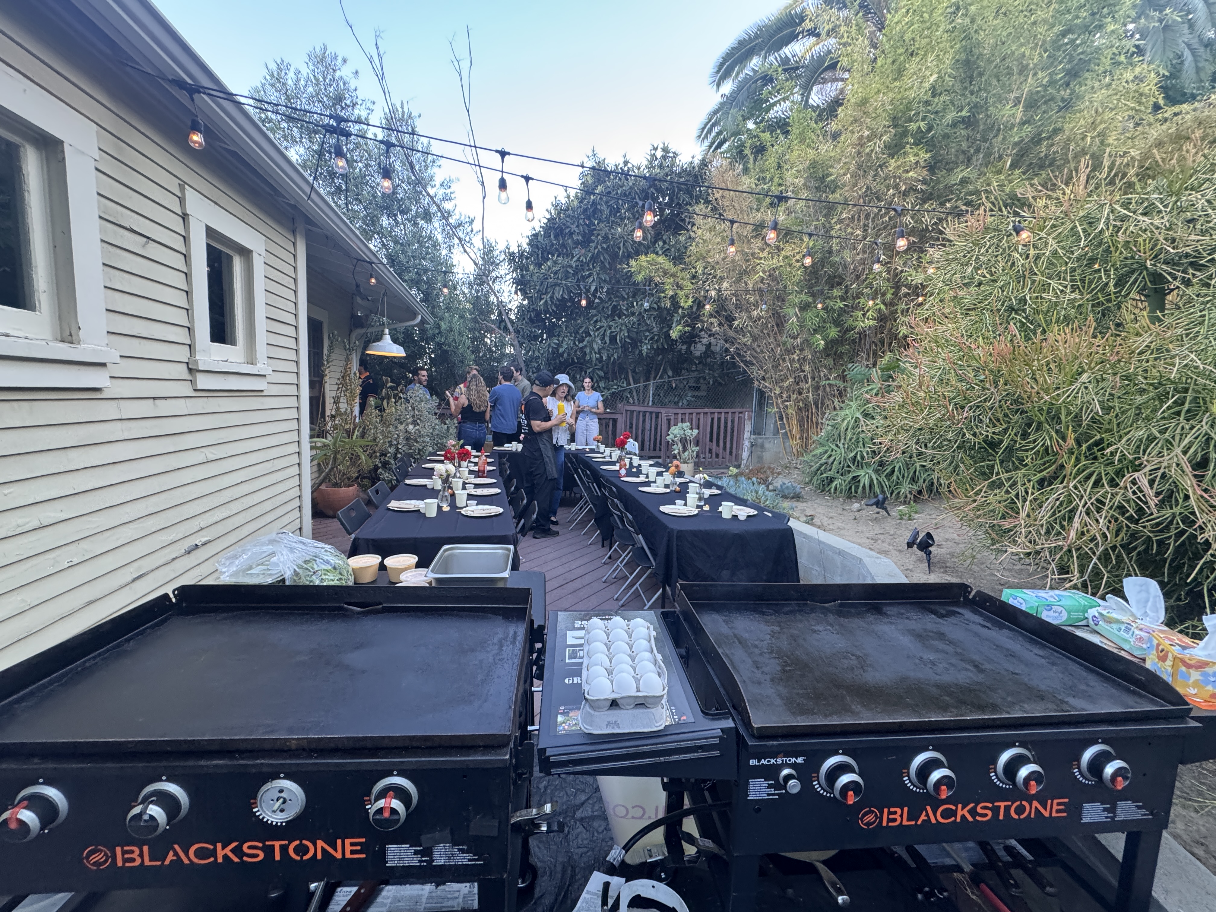 Private hibachi event with chef service in Southern California